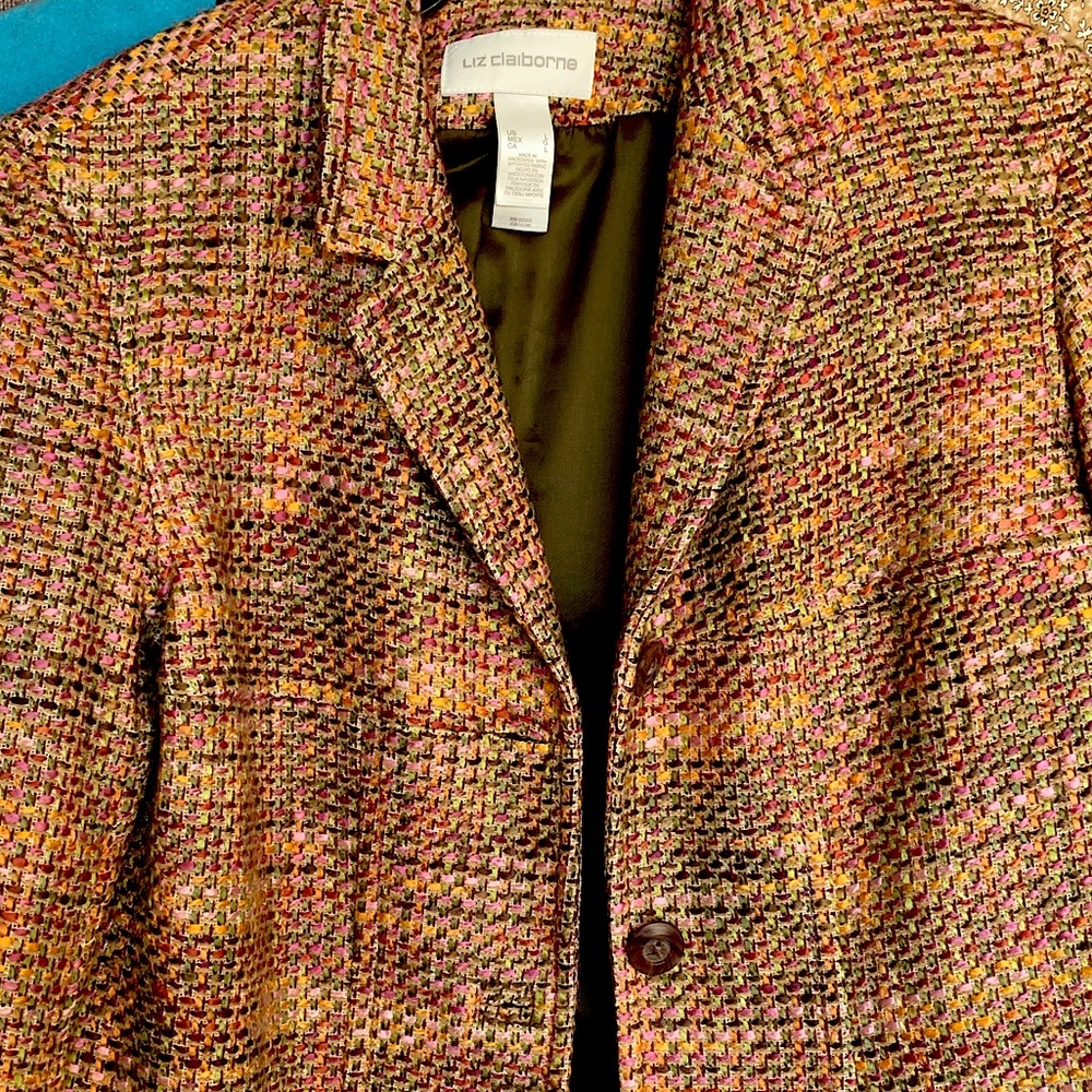 Liz Claiborne L tweed Blazer!
